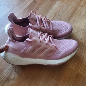 Adidas Women's Soft Pink Ultra Boost Sneakers, Womans Size 9